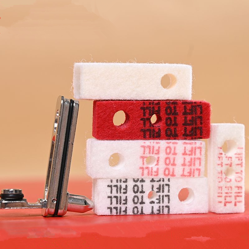 Gasket Mount Kit - ด้านล่าง Felt Pad ฐานปะเก็นผ้าฝ้ายดูดซับน้ํามันสําหรับ Zippo Zorro