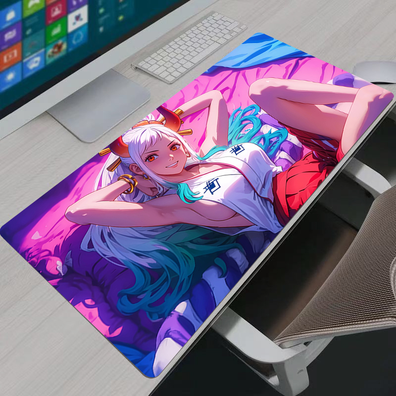 Gaming Keyboard Theme - One Piece Yamato Mouse Pad Notebook