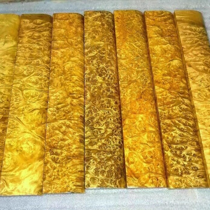 Wrist Rest Wood - ที่วางข้อมือไม้ธรรมชาติสำหรับคีย์บอร์ด ทำจากไม้การบูรสีทอง สำหรับคีย์บอร์ดแบบกลไก 104/87/61 ปุ่ม อุปกรณ์เสริมคีย์บอร์ด