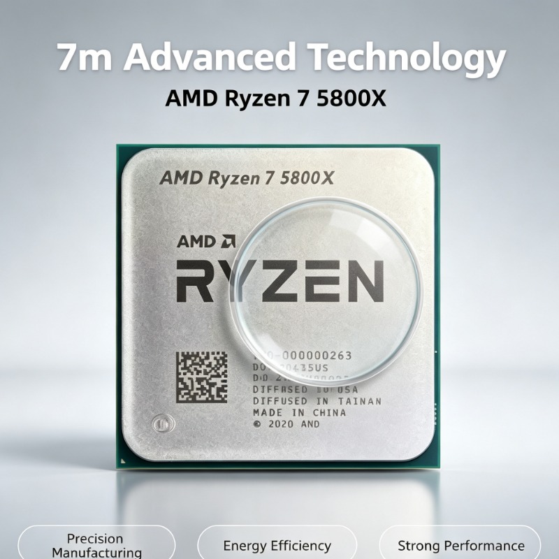 Amd Cpu Ryzen 7 - เวิร์กสเตชันสำหรับงานเรนเดอร์ระดับมืออาชีพ โปรเซสเซอร์เดสก์ท็อปเฉพาะรุ่น Ryzen 7 5800X 8