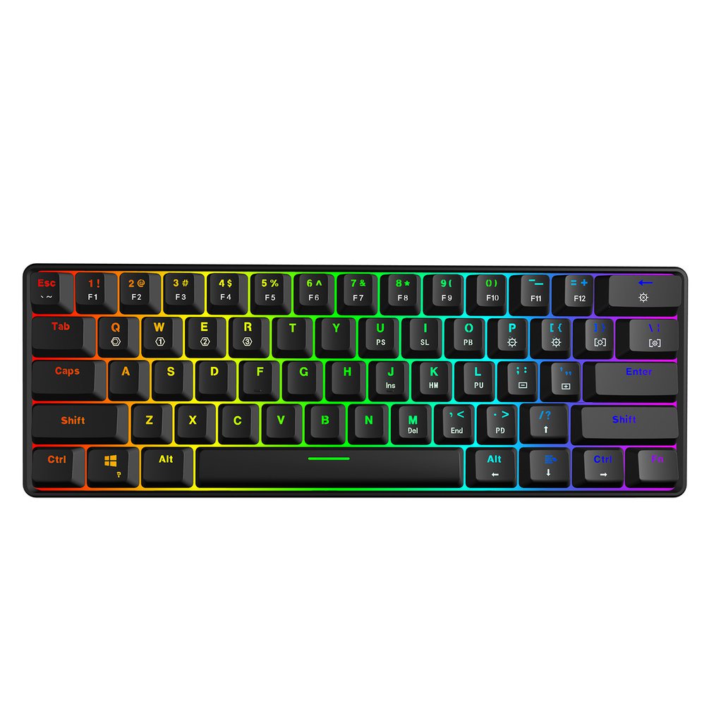 Gaming Keyboard Bundle - SKYLOONG GK61 Mini แบบพกพา 60% Gamer