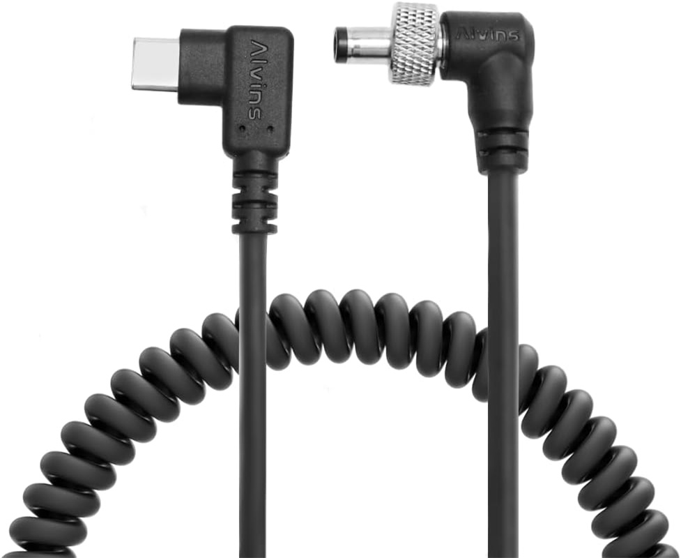 Coiled Usb Cable - สายเคเบิลของ Alvin PD USB-C Type-C เพื่อล็อคสายไฟขด