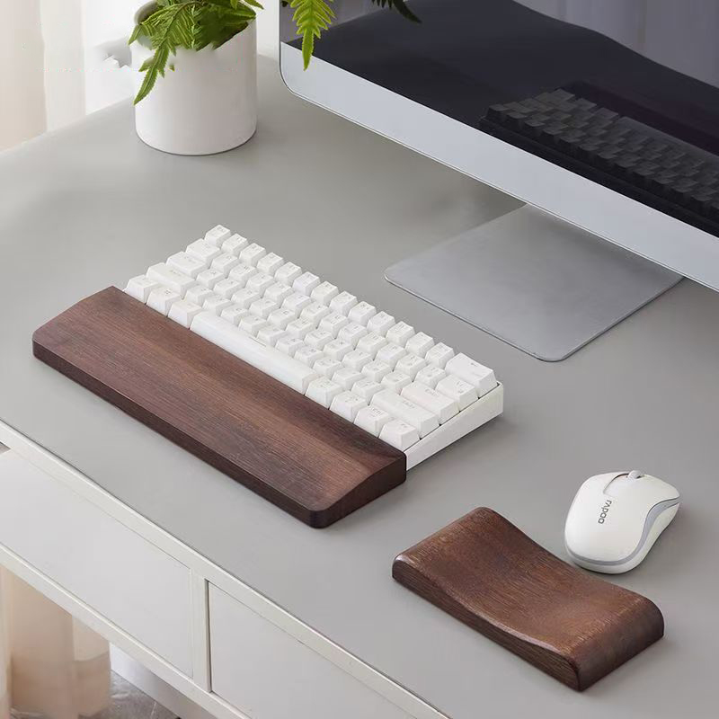 ที่รองข้อมือไม้ไผ่สำหรับคีย์บอ - Wrist Rest Wood บทวิจารณ์และราคา