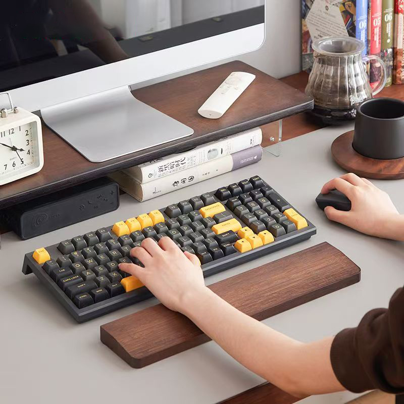 ที่รองข้อมือไม้ไผ่สำหรับคีย์บอ - Wrist Rest Wood บทวิจารณ์และราคา