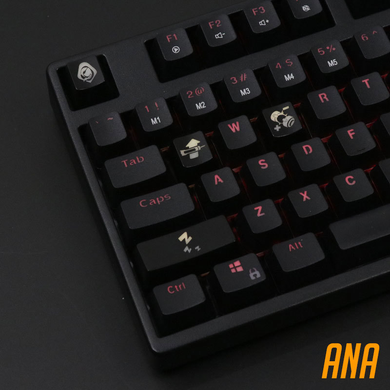 4 ชิ้น/เซ็ตคีย์ Backlight OW K - Keyboard Gaming Black บทวิจารณ์และราคา