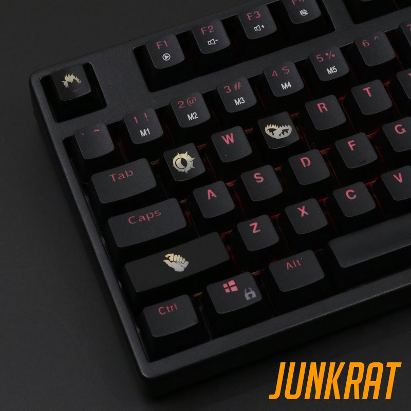 4 ชิ้น/เซ็ตคีย์ Backlight OW K - Keyboard Gaming Black บทวิจารณ์และราคา
