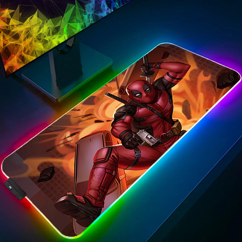 แผ่นรองเมาส์ LED สำหรับเล่นเกม - Gaming Keyboard Backlit บทวิจารณ์และราคา