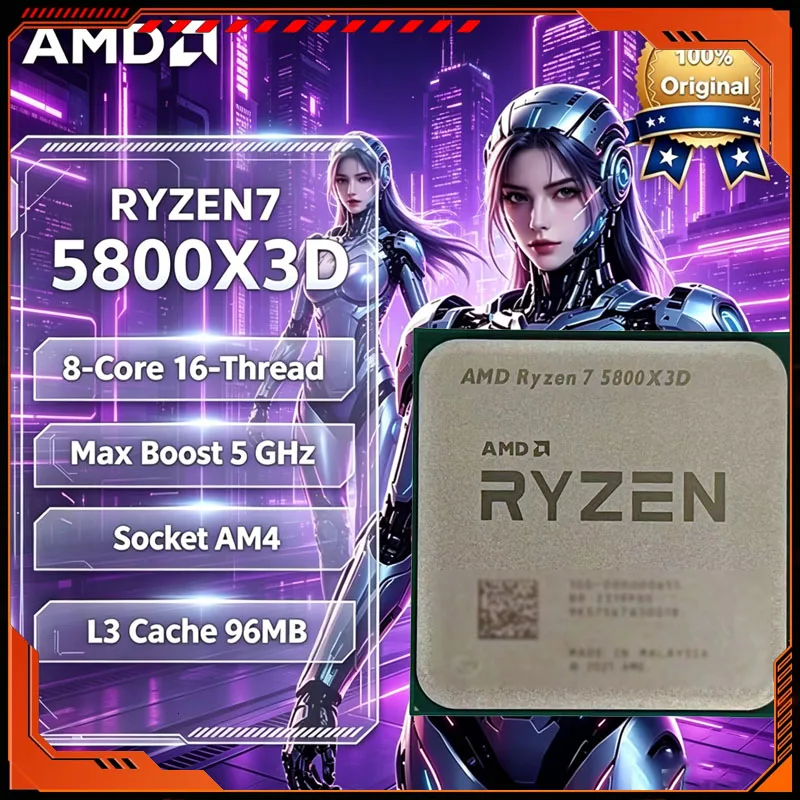 AMD Ryzen 7 5800X3D 8-Core 16- - Amd Cpu Ryzen 7 บทวิจารณ์และราคา