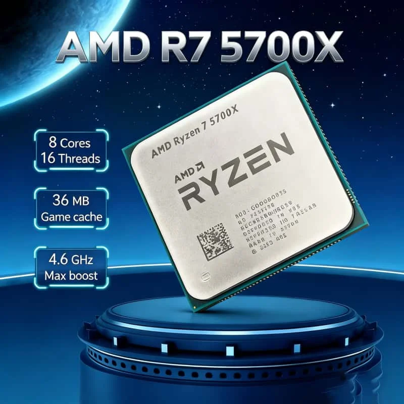 AMD Ryzen 7 5700X R7 5700X ซีพ - Amd Cpu Ryzen 7 บทวิจารณ์และราคา