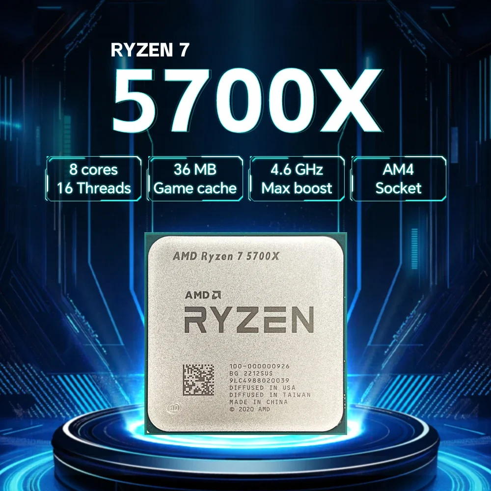 AMD Ryzen 7 5700X R7 5700X ซีพ - Amd Cpu Ryzen 7 บทวิจารณ์และราคา