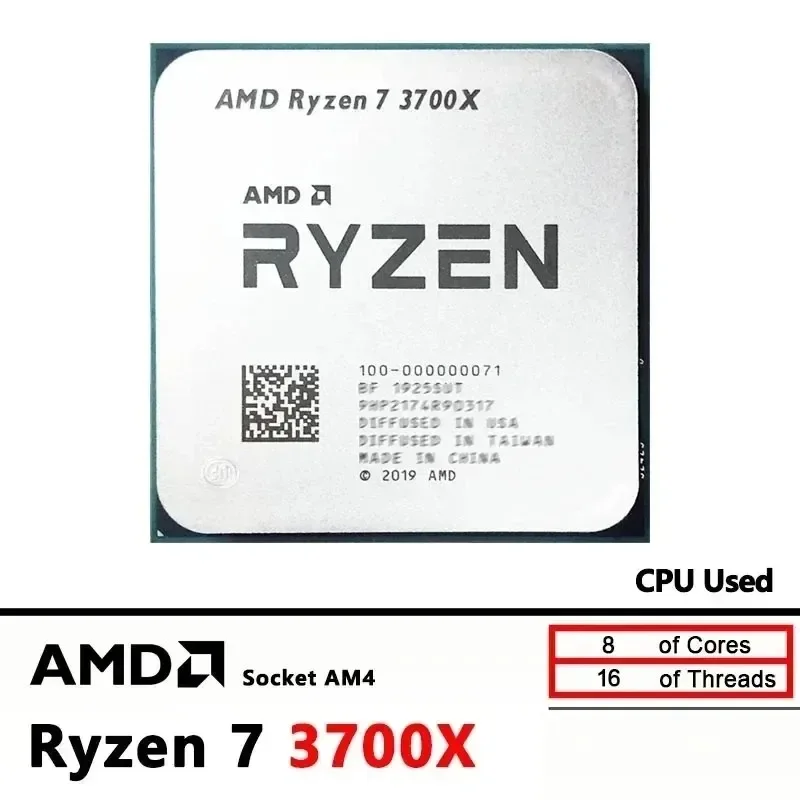 AMD Ryzen 7 3700X ใหม่ 100% ปี - Amd Cpu Ryzen 7 บทวิจารณ์และราคา
