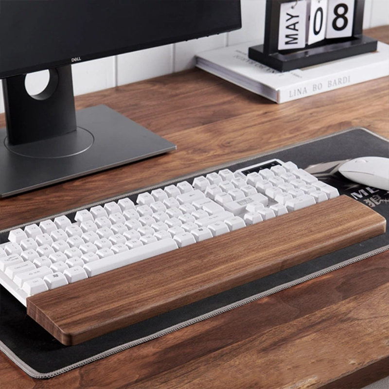 30/36/44 ซม.วอลนัทคีย์บอร์ด RE - Wrist Rest Wood บทวิจารณ์และราคา