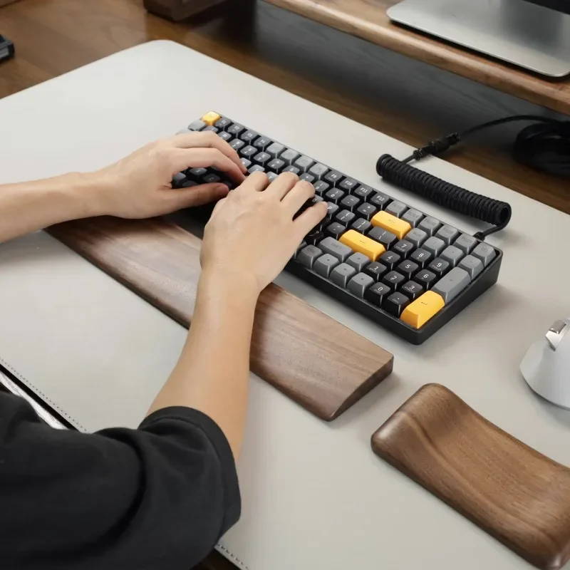 ที่วางฝ่ามือไม้วอลนัทแป้นพิมพ์ - Wrist Rest Wood บทวิจารณ์และราคา