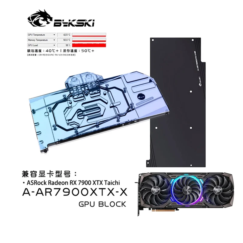 Bykski Water Block ใช้สําหรับ  - Amd Vga Rx 7900 Xtx บทวิจารณ์และราคา