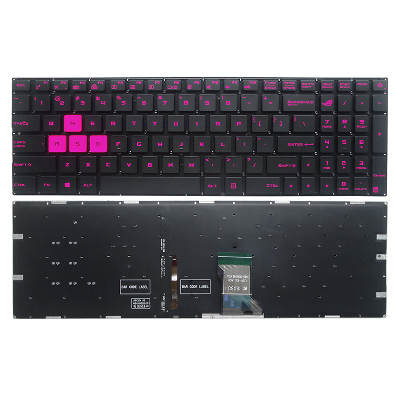 Gzeele แป้นพิมพ์แล็ปท็อป backl - Gaming Keyboard Asus บทวิจารณ์และราคา