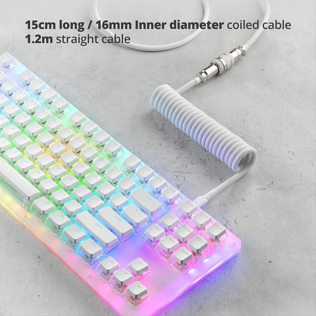 สายเคเบิล USB Type-C แบบ AAAE  - Coiled Usb Cable บทวิจารณ์และราคา