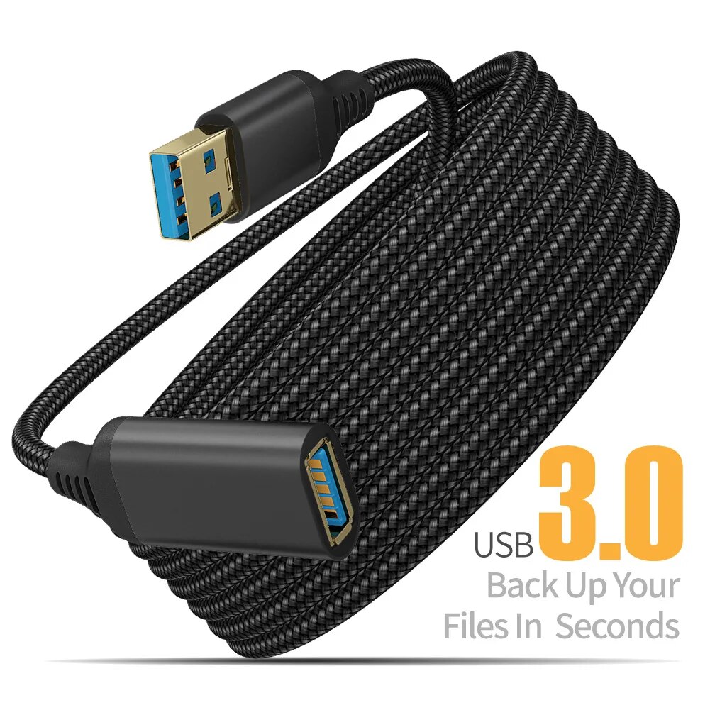 USB 3.0 สายต่อแบบถักไนลอน USB  - Coiled Usb Cable บทวิจารณ์และราคา