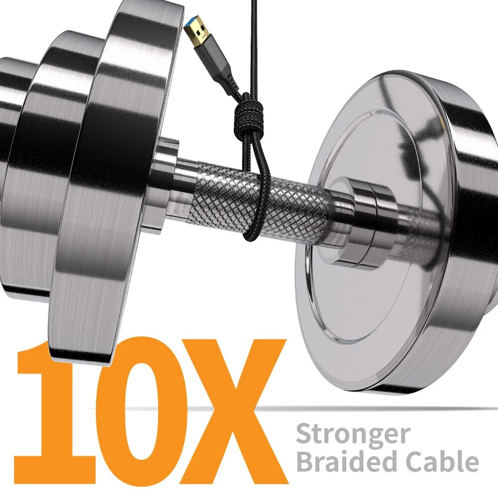 USB 3.0 สายต่อแบบถักไนลอน USB  - Coiled Usb Cable บทวิจารณ์และราคา