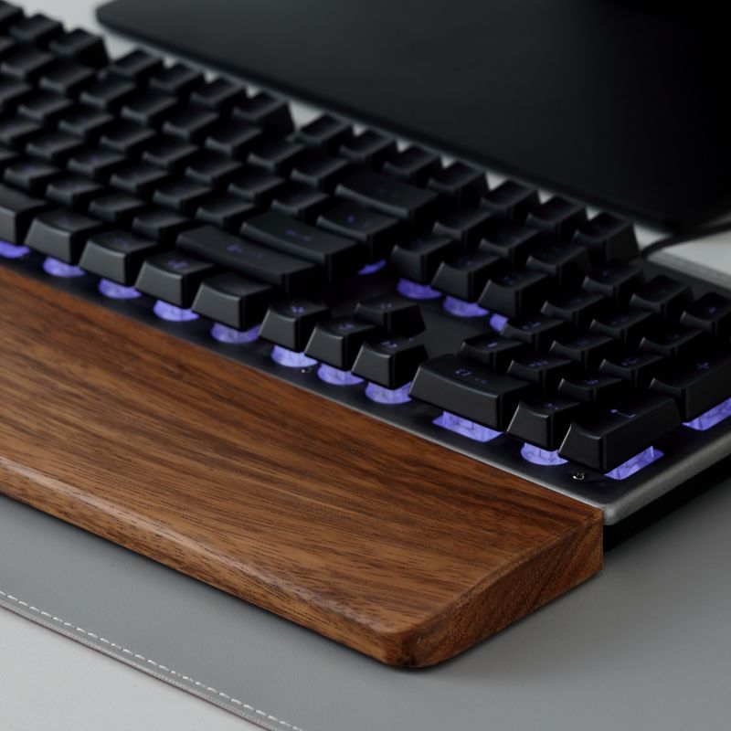 ที่พักข้อมือไม้แท้สำหรับคีย์บอ - Wrist Rest Wood บทวิจารณ์และราคา