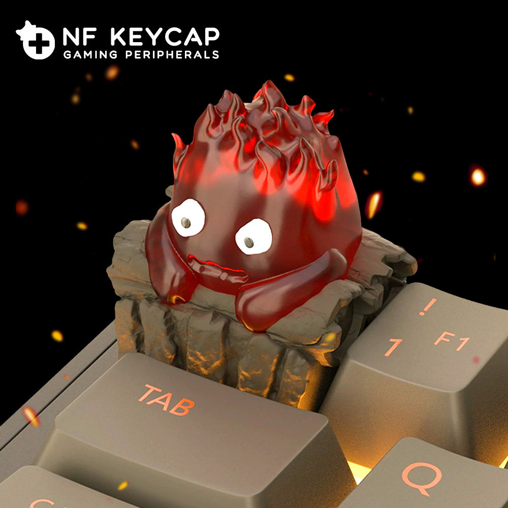 คีย์แคป NF Calcifer Howls Movi - Gaming Keyboard Backlit บทวิจารณ์และราคา