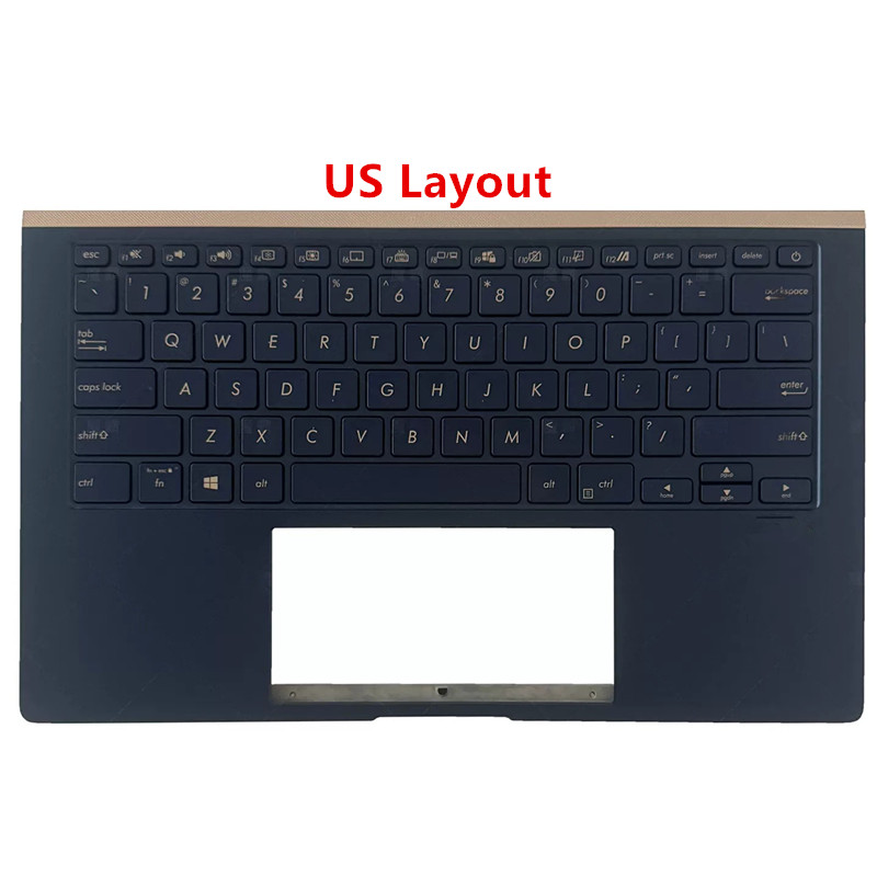 ใหม่ที่วางฝ่ามือแป้นพิมพ์ US พ - Gaming Keyboard Backlit บทวิจารณ์และราคา