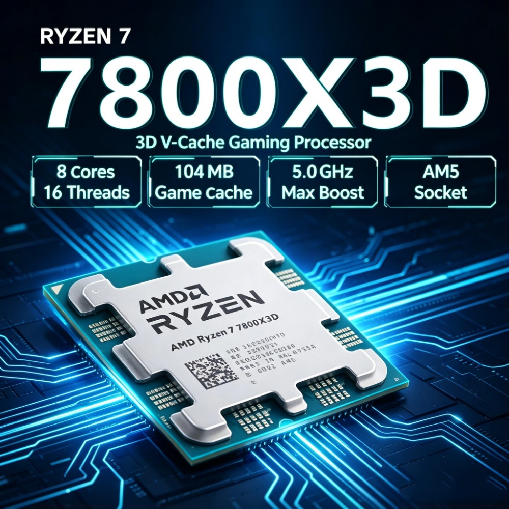ซีพียู AMD Ryzen 7 7800X3D แทน - Amd Cpu Ryzen 7 บทวิจารณ์และราคา