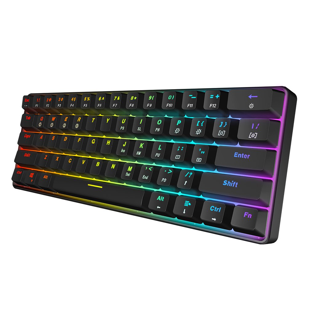 SKYLOONG GK61 Mini แบบพกพา 60% - Gaming Keyboard Bundle บทวิจารณ์และราคา