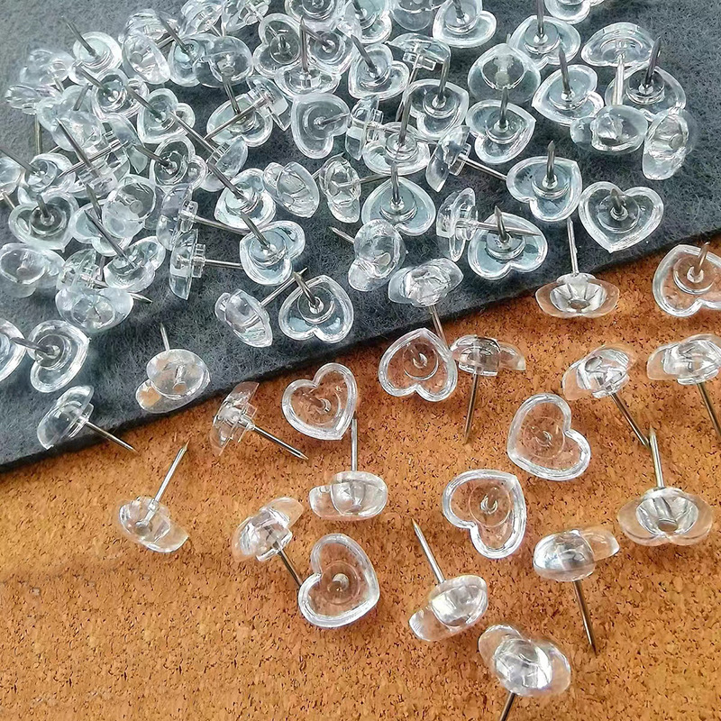 100 pcs love heart push pins t - Wrist Rest Wood บทวิจารณ์และราคา