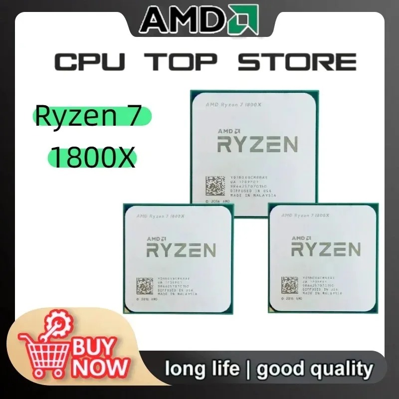 โปรเซสเซอร์ AMD Ryzen 7 1800X  - Amd Cpu Ryzen 7 บทวิจารณ์และราคา