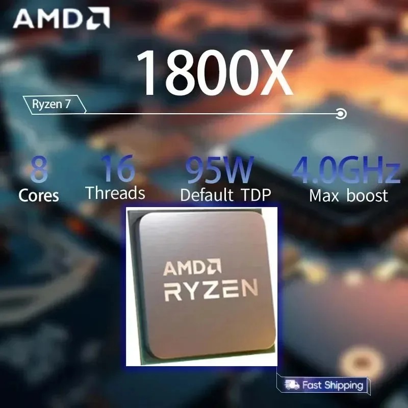 โปรเซสเซอร์ AMD Ryzen 7 1800X  - Amd Cpu Ryzen 7 บทวิจารณ์และราคา