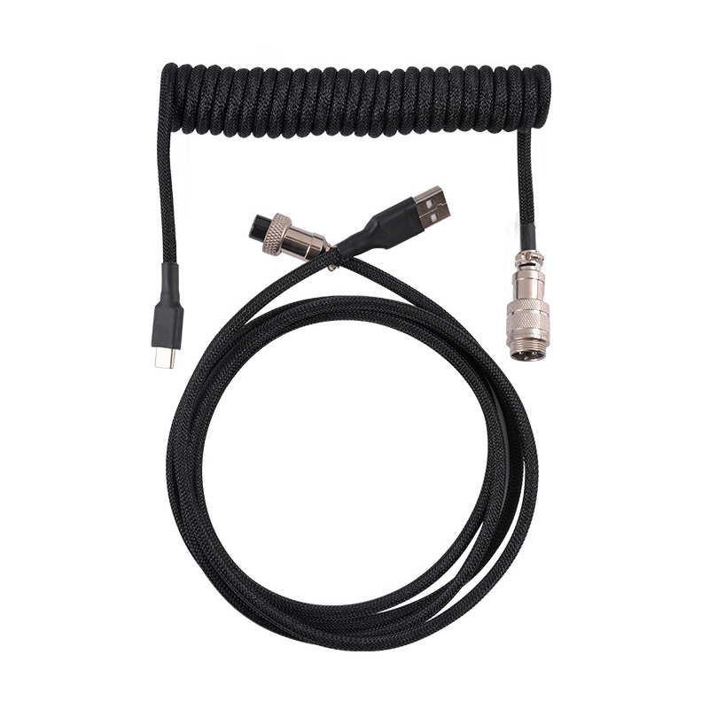 ประเภท C คีย์บอร์ดขดสายประเภท  - Coiled Usb Cable บทวิจารณ์และราคา